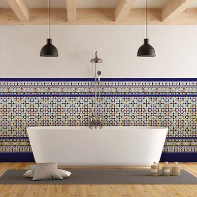 Merola Tile Sevillano Giralda 7.86" x 7.86" Ceramic Wall Tile - Case (25 Tiles)