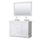 Option White / White Quartz Top / Polished Chrome