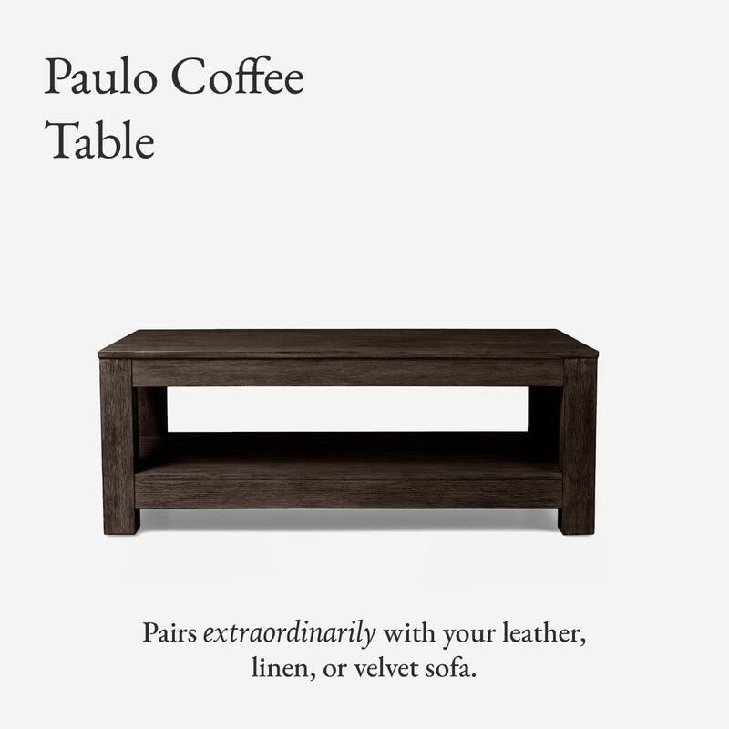 Maven Lane Paulo Wooden Coffee Table