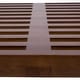 preview thumbnail 28 of 60, Solid Wood Entryway Bench Rubberwood Platform Vanity Bench with Slatted Design for Living Room & Bedroom Furniture