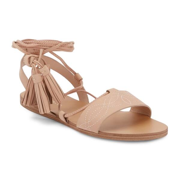 Ladies Savannah Textile Flat Strappy Sandals