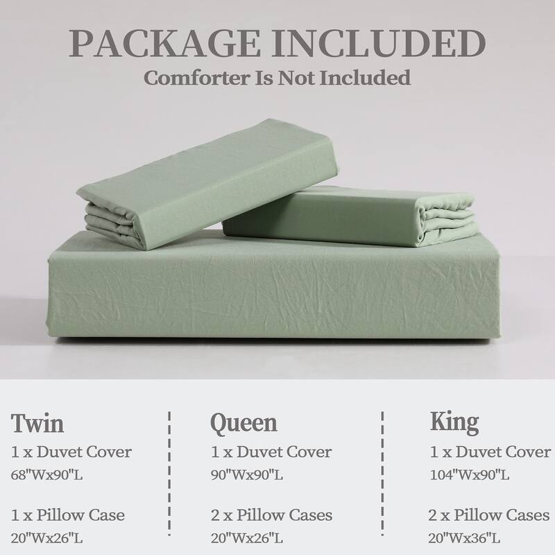 Super Soft 3Pcs Duvet Cover Set, with 1 Duvet Cover with 2 Pillow Shams