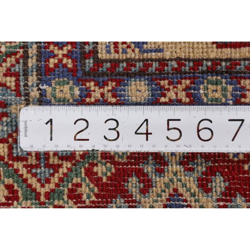 Kazak Accent Rug Handmade Oriental Wool Carpet - 2'8" x 4'0"