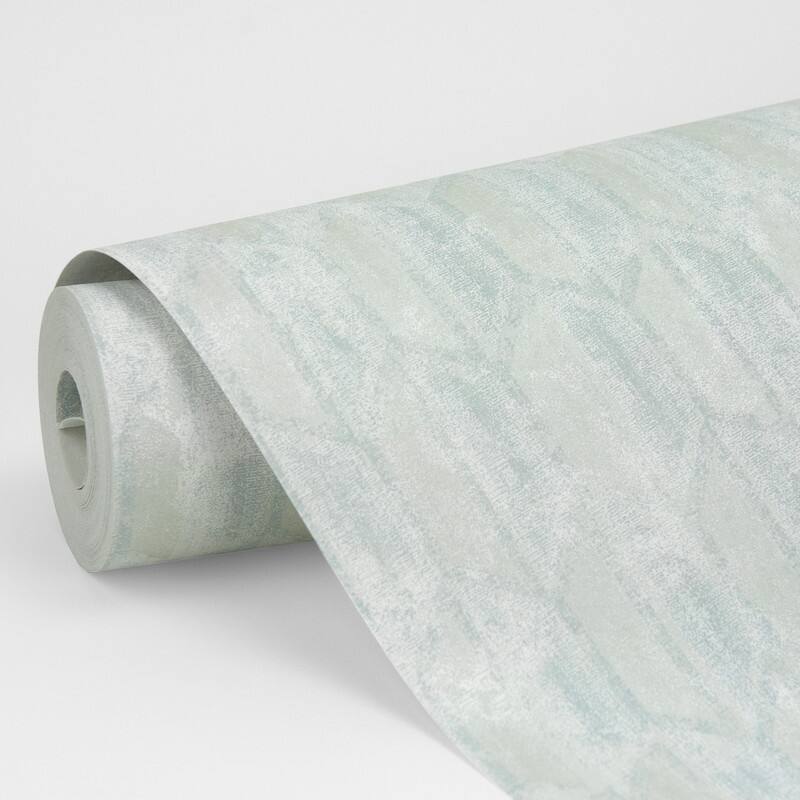 Brewster Kendall Teal Honeycomb Geometric Wallpaper - 21in x 396in x 0.025in