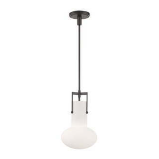 1-Light Angular Arms Hanging Pendant Ceiling Light Fixture - 10