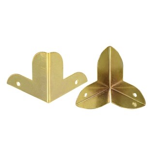 23x23x23mm Metal Box Corner Protectors Edge Guard, Gold Tone 48pcs ...