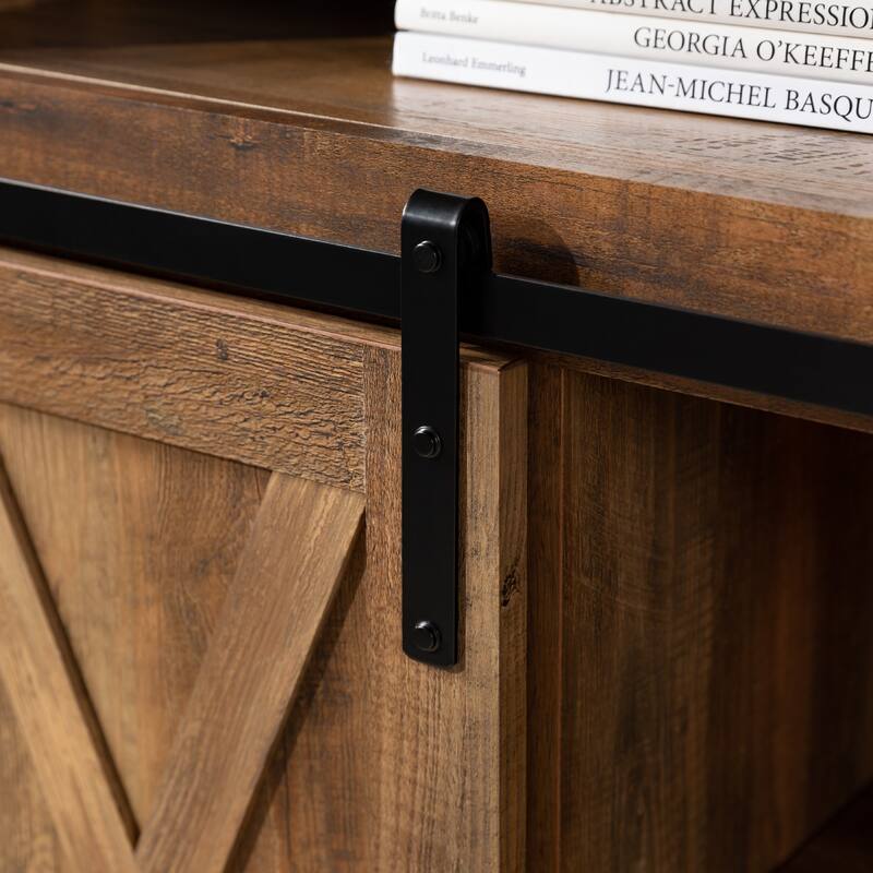 Middlebrook 52-inch Highboy Sliding Barn Door TV Stand