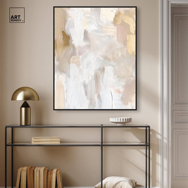 Beige and Cream II Canvas by Art Remedy