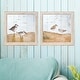 preview thumbnail 1 of 1, Frame Sea Bird Painted Screen 16" Set of 2