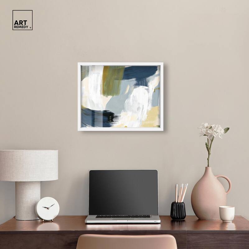 Moss Layers II Shadowbox by Art Remedy