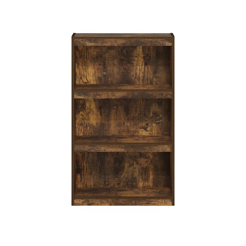 Furinno JAYA Enhanced Home Bookcase 3-Tier Adjustable Bookshelf