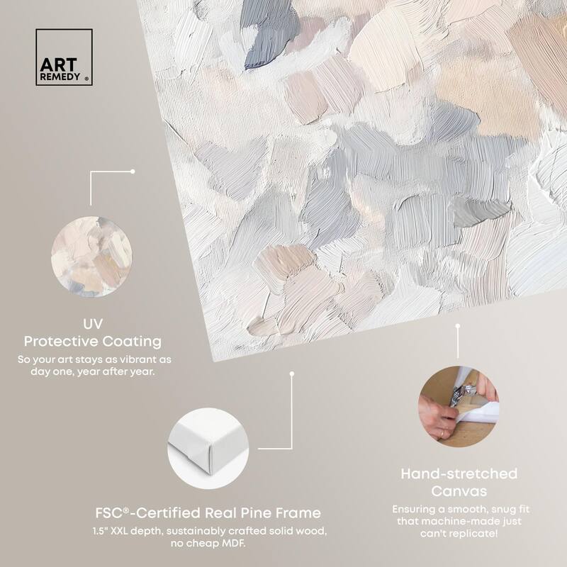 Soft Colors Fade I Canvas by Art Remedy, Gallery Wrapped
