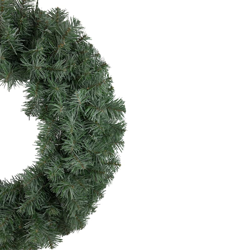 Colorado Blue Spruce Artificial Christmas Wreath 24-Inch Unlit - 24"