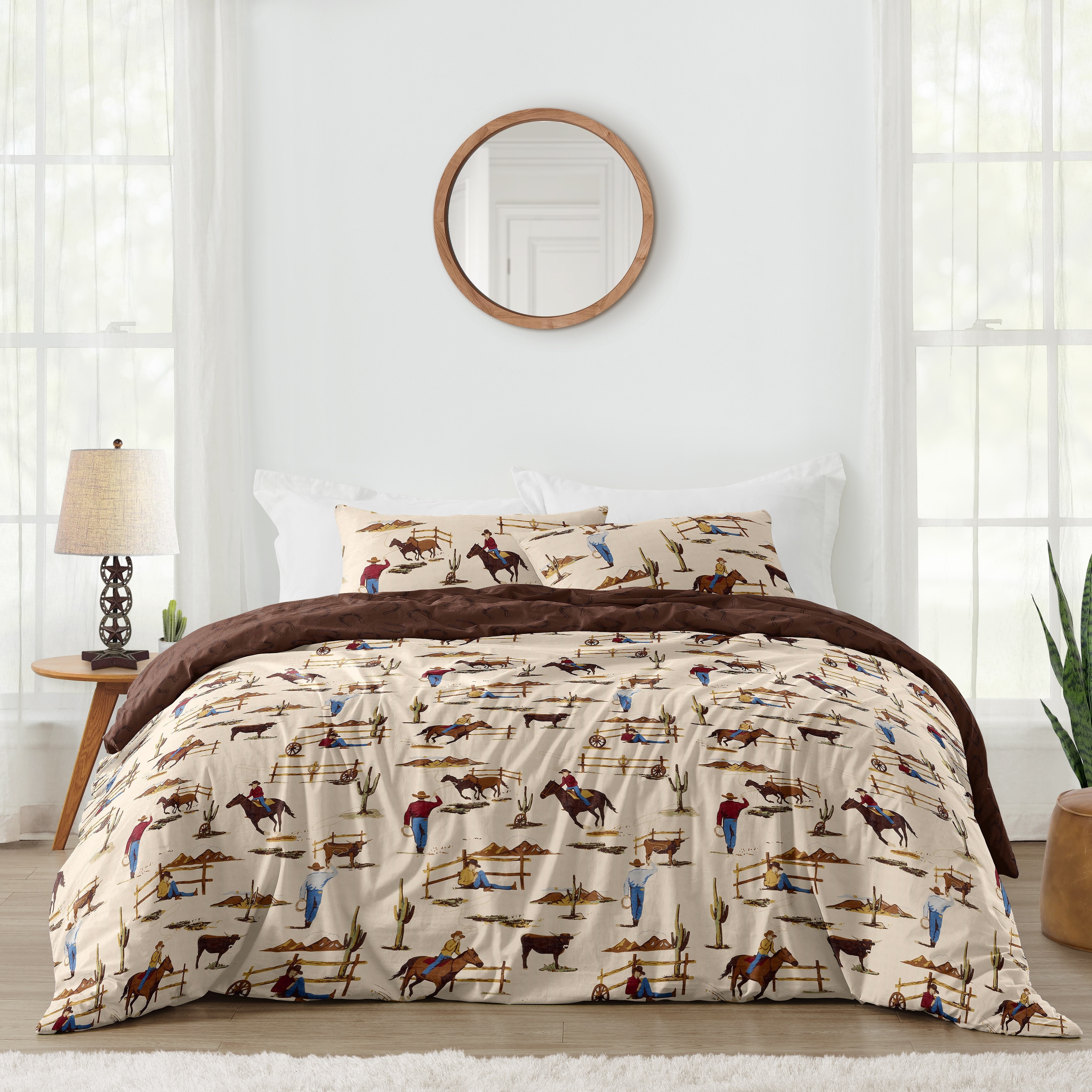 Sweet Jojo Designs Wild West Cowboy Horseshoe Print Twin Comforter Set by Sweet Jojo Designs Set of 3 Wayfair Bedding Sets