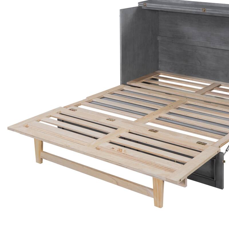 Murphy Bed with Versatile Storage & Large Drawers