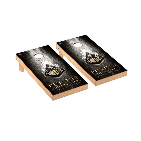 slide 2 of 5, Purdue Boilermakers Museum Cornhole Board Set