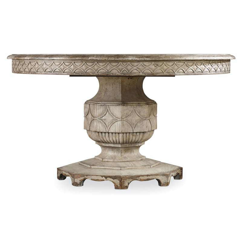 Hooker Furniture Chatelet 54" Round Vintage Luxury Farmhouse Dining