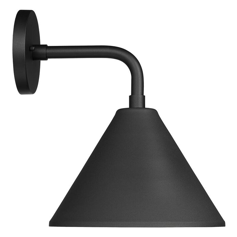 Axston 1-Light Outdoor Wall Sconce Textured Black - Textured Black