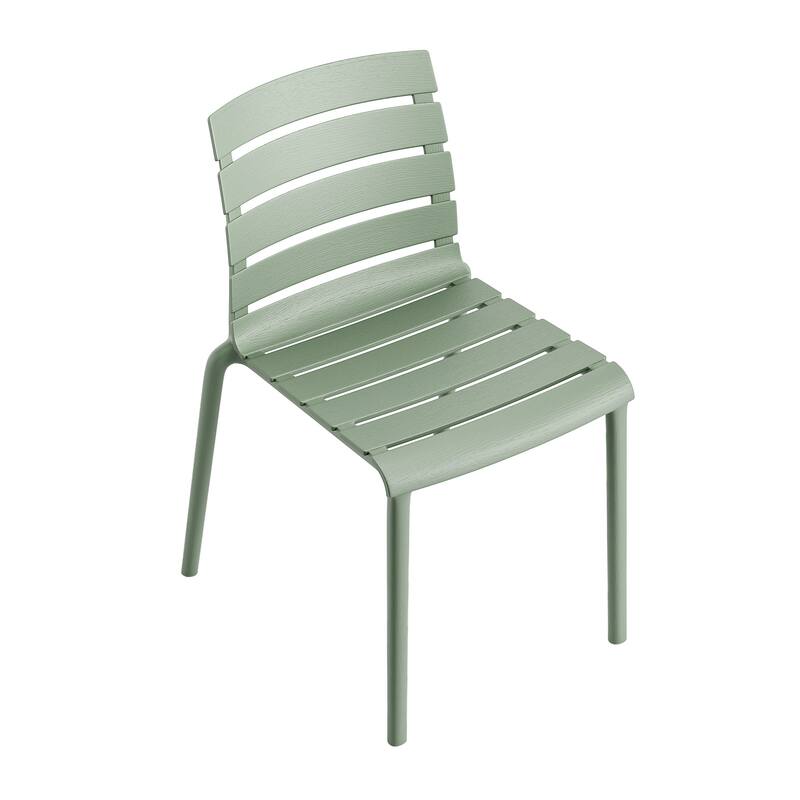 Rylan Set of 4 Stackable Dining Chairs, Indoor/Outoor
