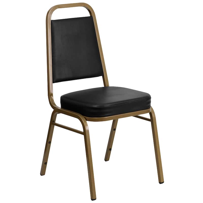 4 Pack Trapezoidal Back Stacking Banquet Chair - 20.25"D x 17.5"W x 36"H