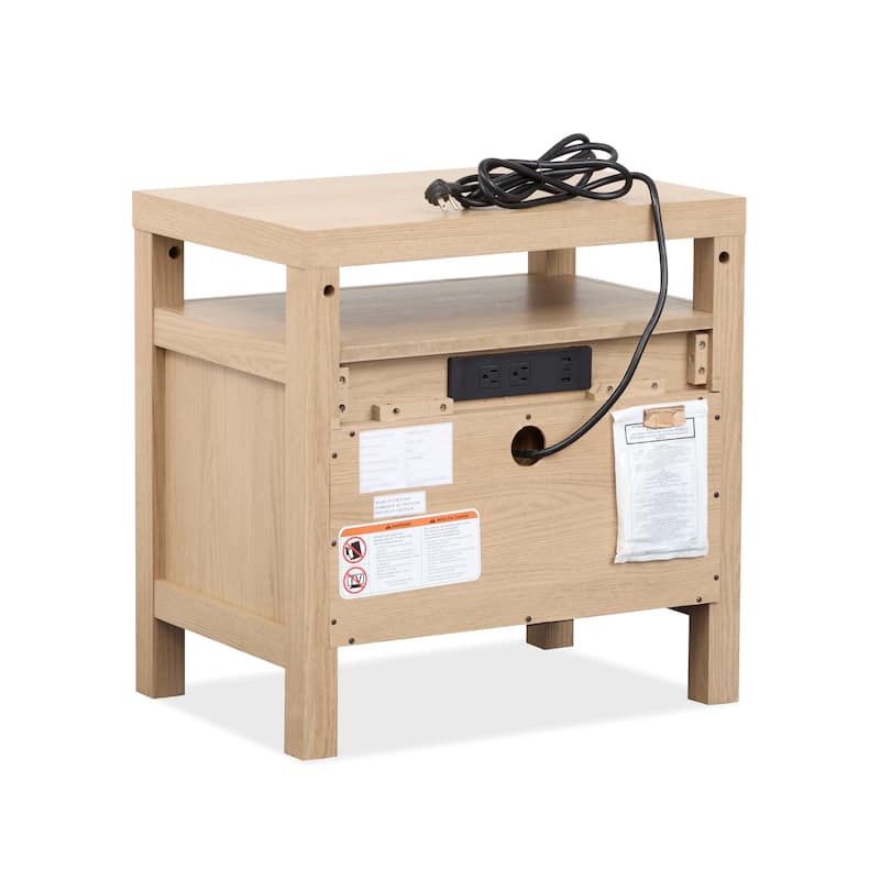 Magnussen Home Merrifield Sandstone Beige Drawer Nightstand