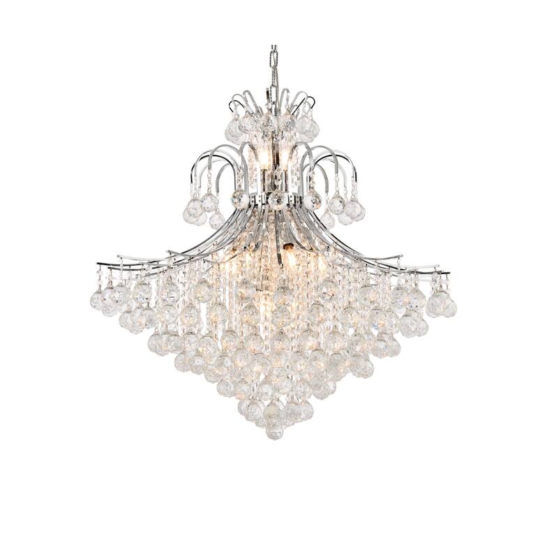Fleur Illumination 15 light Chrome Chandelier