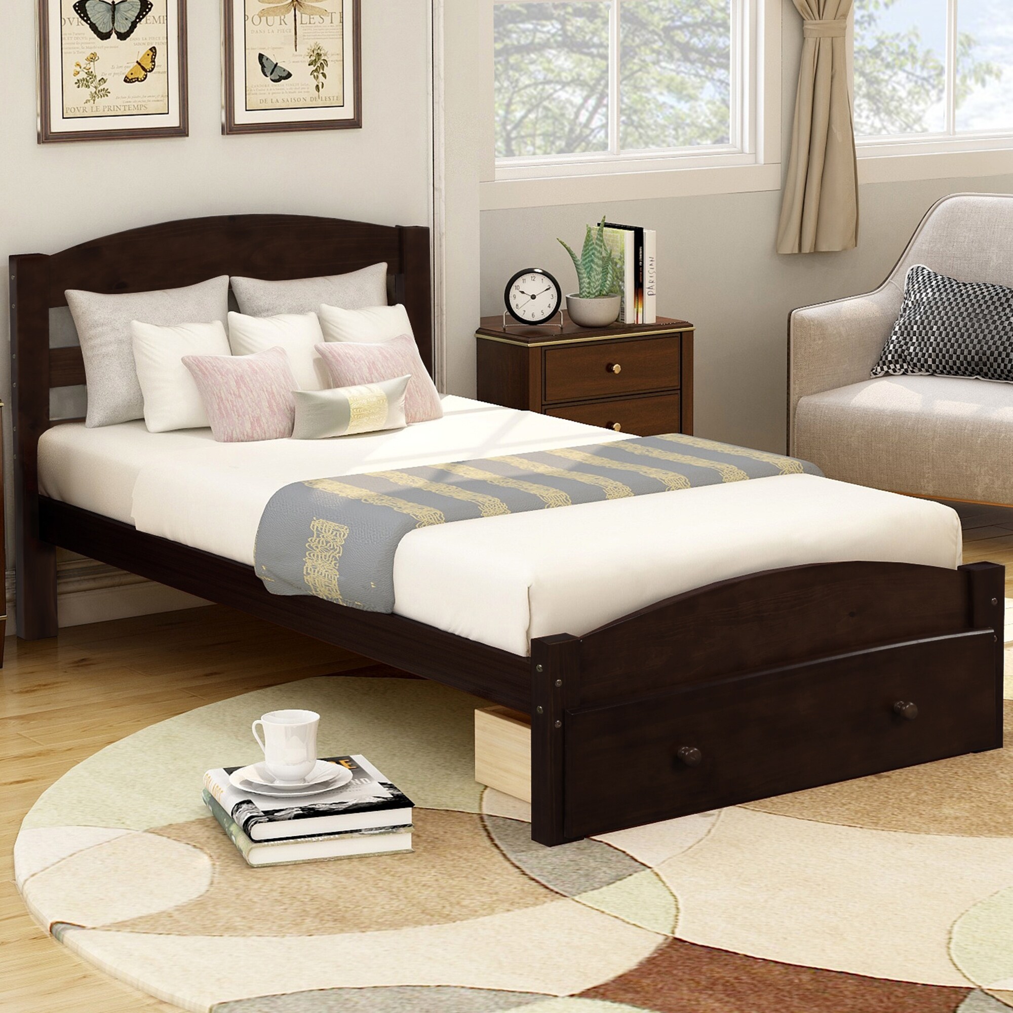 Platform Storage Bed with 2 Drawers - Bed Bath & Beyond - 35696640