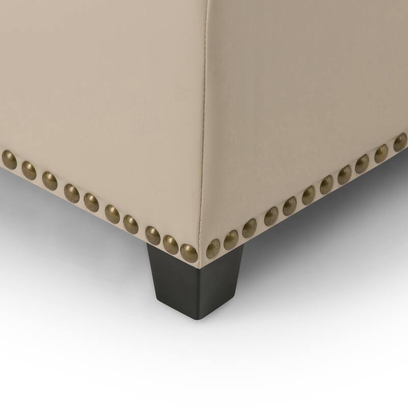WYNDENHALL Stanford Upholstered Storage Ottoman