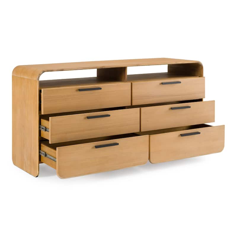 Modrest Dresden Modern Natural Acacia Dresser