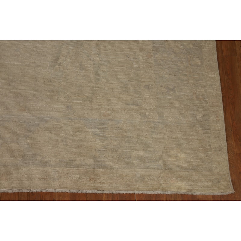 Oushak Turkish Area Rug Vegetable Dye Handmade Wool Carpet - 9'3"x 12'2"