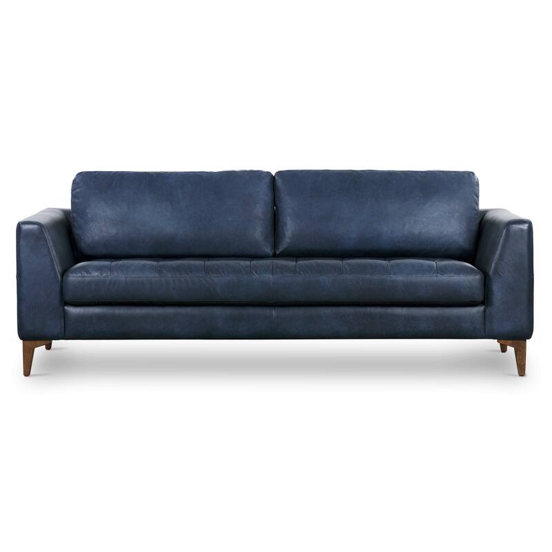 Poly & Bark Calle 90" Sofa - Full Grain Genuine Italian Leather