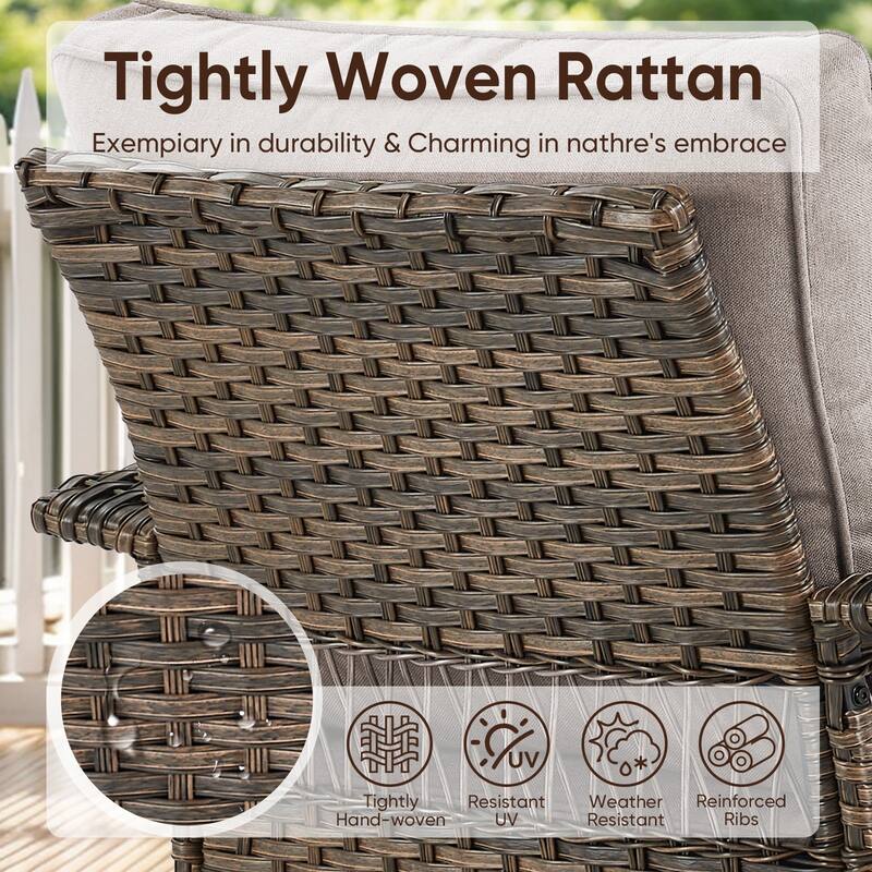 Gymojoy Patio Furniture Set with Professional Outdoor Cushions