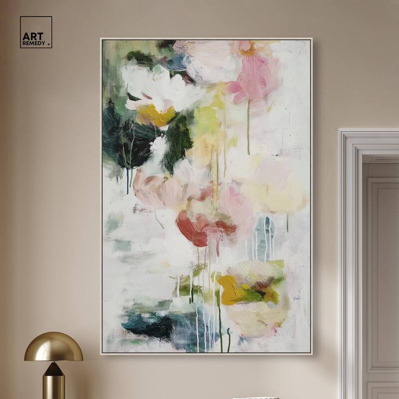 Dripping Colors III Canvas by Art Remedy
