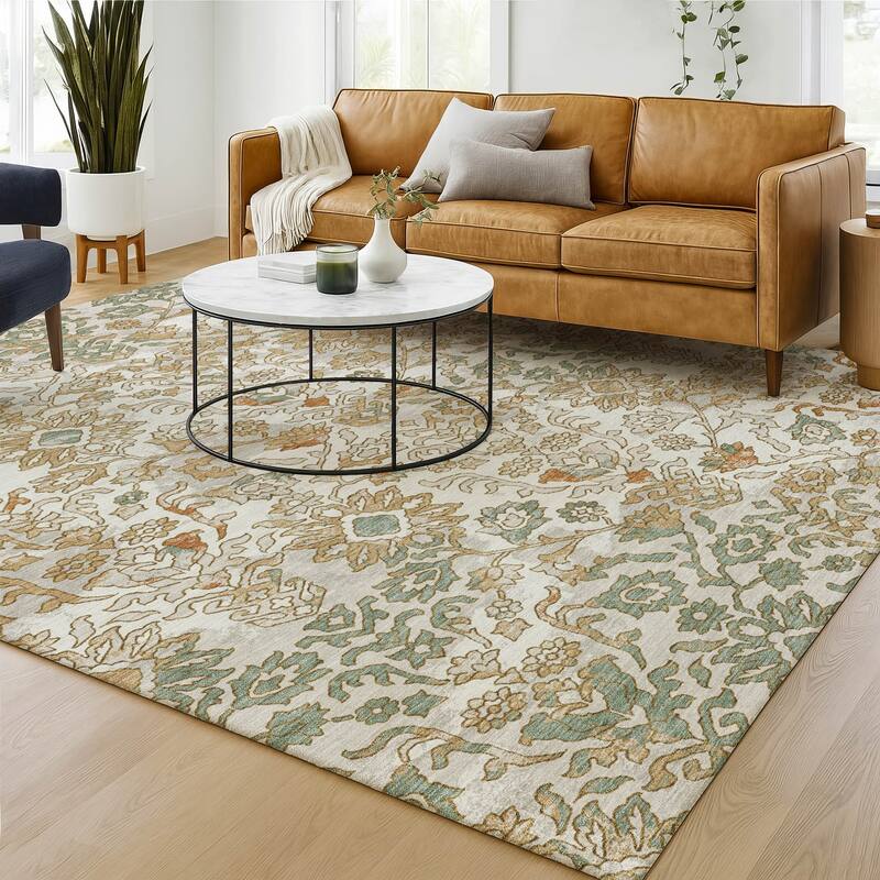 Machine Washable Indoor/ Outdoor Global Avon Chantille Rug