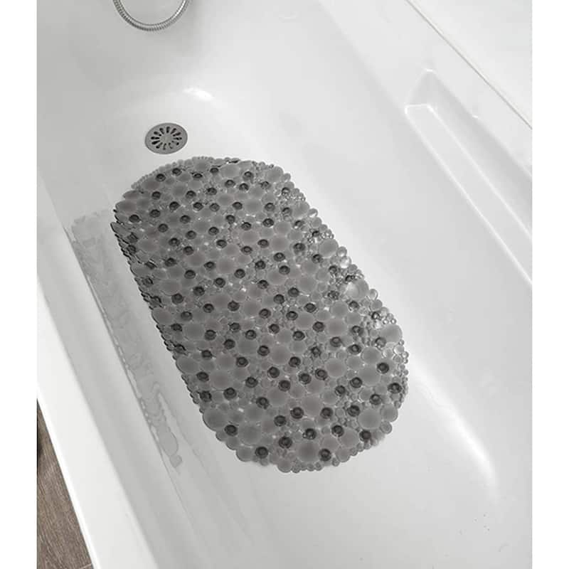 Bubbles Non-Slip Oval Bathtub Mat 28 L x 15 W