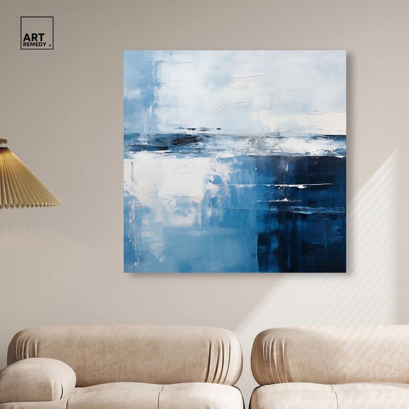 Cool Tones Canvas by Art Remedy, Gallery Wrapped