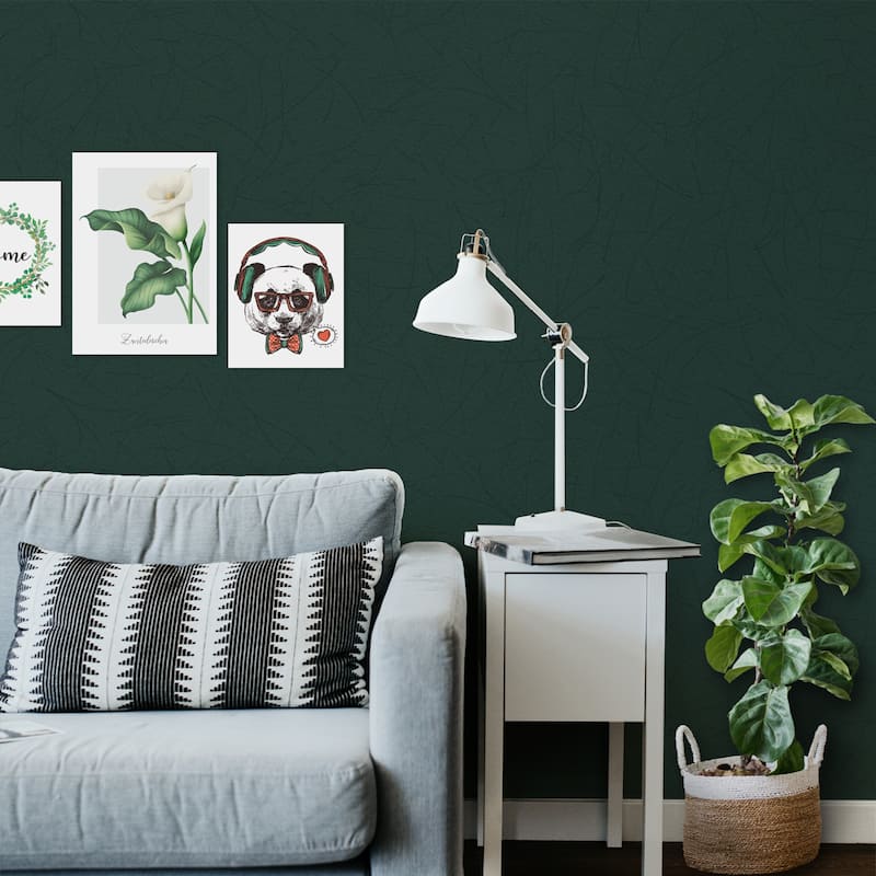 SUSSEXHOME Removable Wallpaper-Waterproof, Strippable, Light Resistance & Cleanable Wall Paper Roll-Wallpaper-Scratch