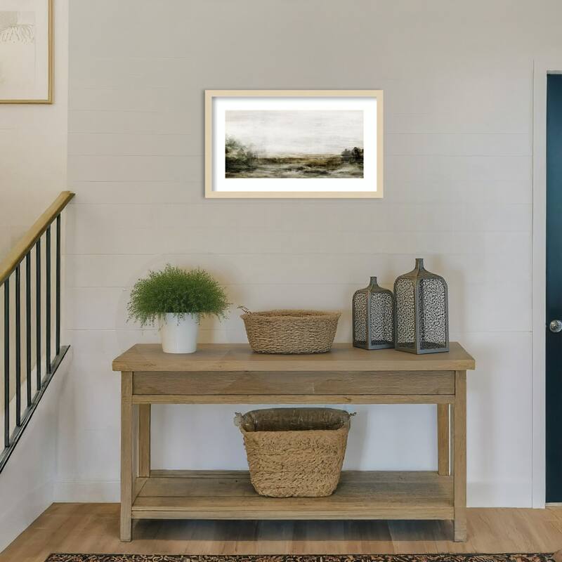 Misty Landscape of Stillness by Ian C Wood Framed Wall Art Print