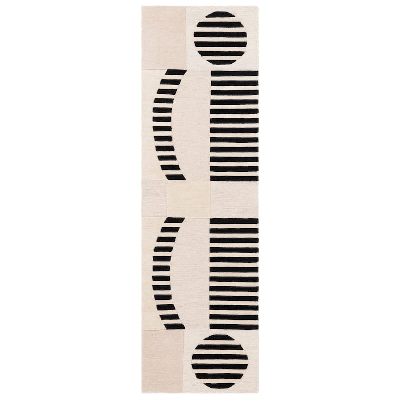SAFAVIEH Handmade Chatham Hadwig Mid-Century Modern Wool Rug
