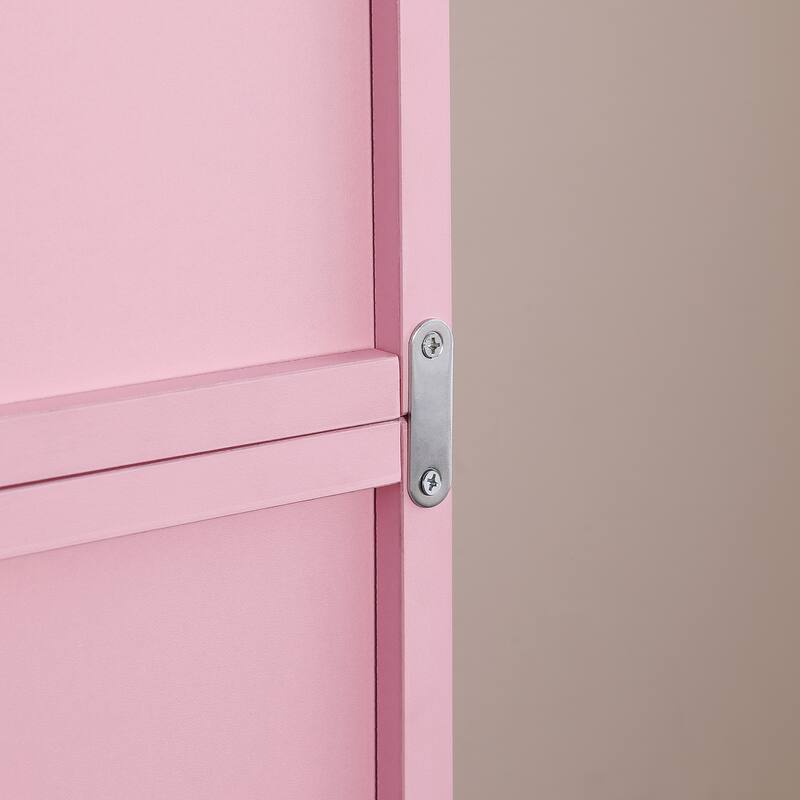 Roomfitters 8-Tier Tall Narrow Bookcase with Wavy Edge Design, Adjustable Shelves Slim Bookshelf for Living Room or Office