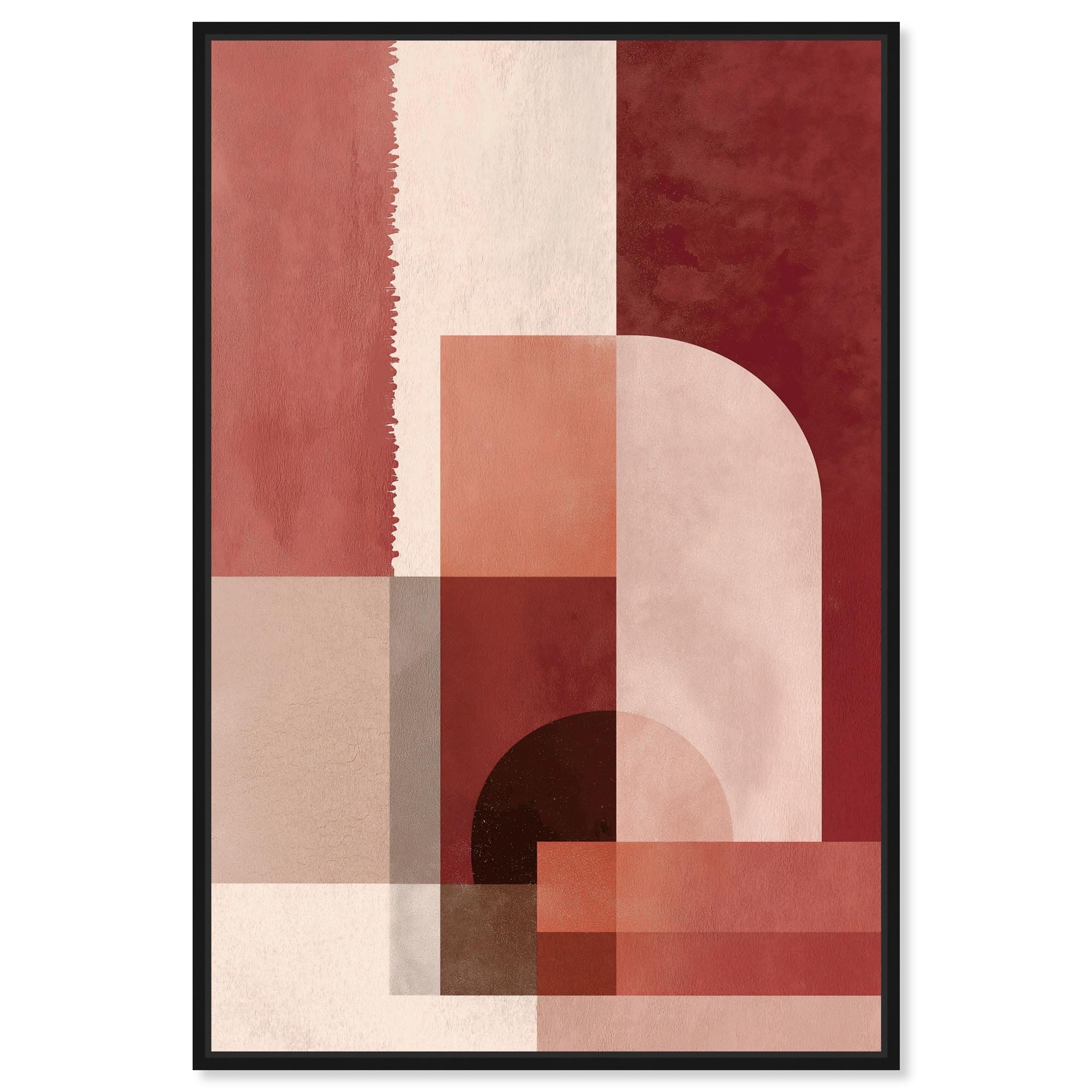 Urban Dusk I Boho Living Room Art Framed Canvas Print by Art Remedy