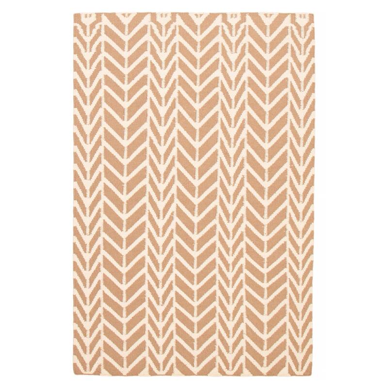 Ankara Brown Kilim 5'2" x 7'10" - 5'2 x 7'10 - Brown - 5'2 x 7'10