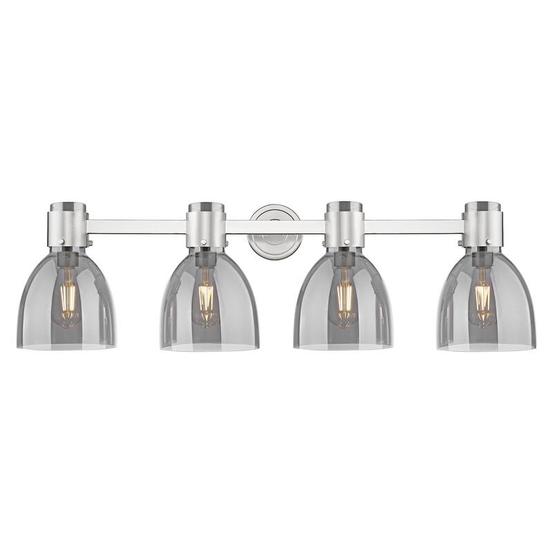 Innovations Lighting 464-4W-G464D-7SM Lawton Bell 4 Light 34" Wide - Satin Nickel