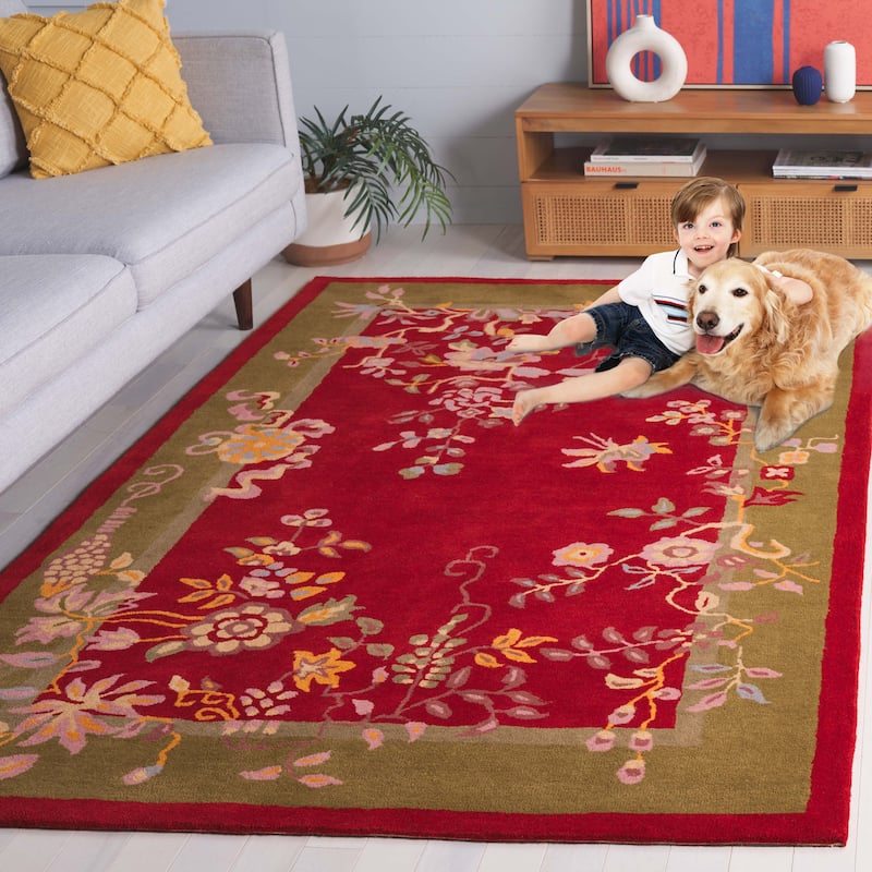 SAFAVIEH Handmade Metro Iroda French Country Wool Rug