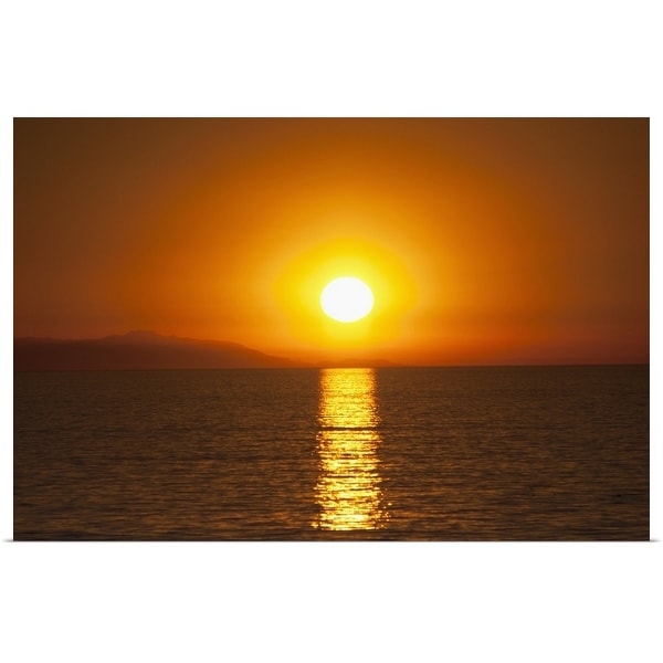 "Sunset over Santa Catalina Island" Poster Print