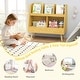preview thumbnail 8 of 28, Costway 5-Cube Kids Bookshelf and Toy Organizer Wooden Storage - See Details