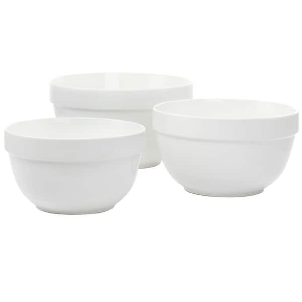 White Ceramic Mixing Bowl