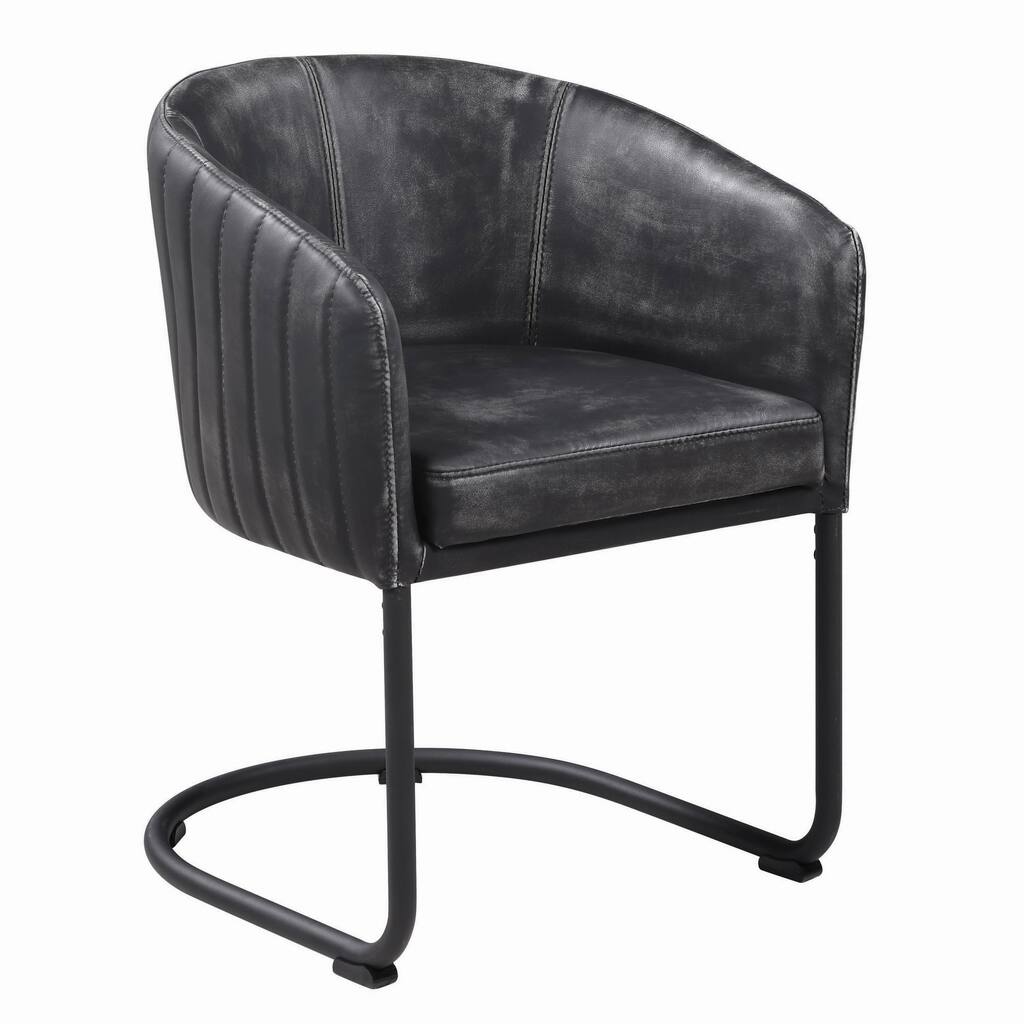 Remington Black Barrel Dining Chair