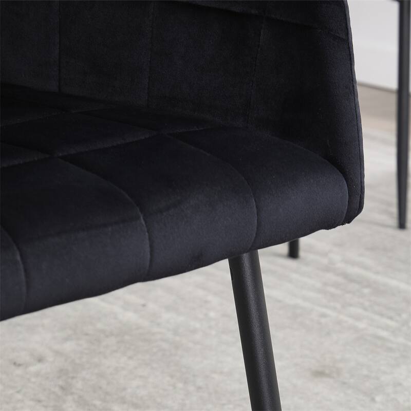 Dining Chairs Set of 2,Upholstered Kitchen Chairs w/Comfortable Seat