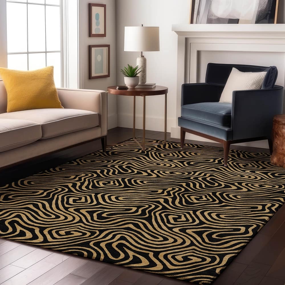 Premium Washable Super Soft Modern Maze Mayfield Rug